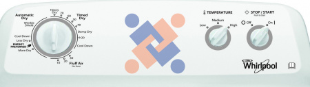 whirlpool 3lwed4705fw whirlpool